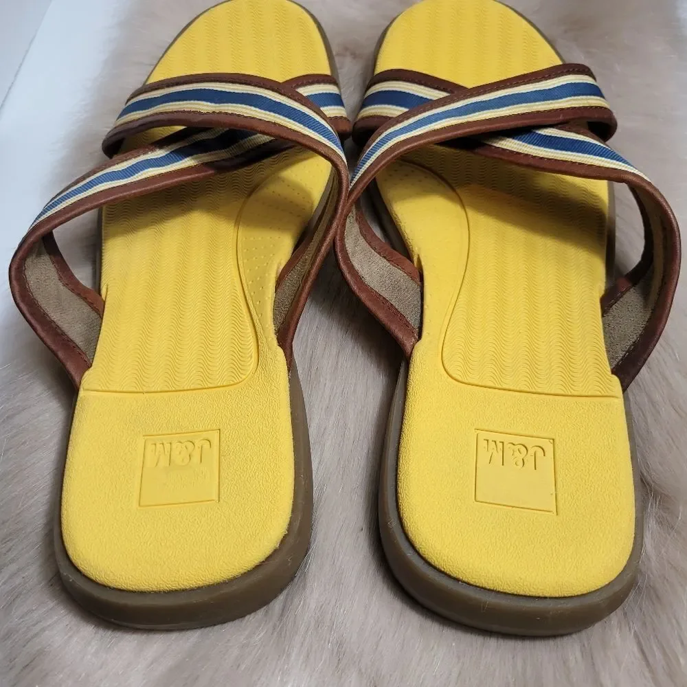 Johnston & Murphy Men's Strappy Cushioned foot Sandals Shoes Size 13